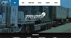 Desktop Screenshot of miningcamps.com.au